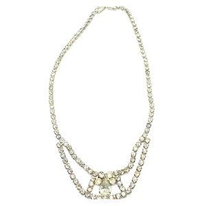 Art Deco ‘1950’s clear crystal